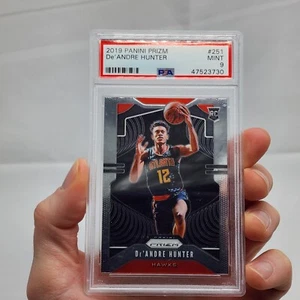 2019-20 Panini Prizm De'Andre Hunter Silver Prizm Rookie RC #251 PSA 9 Hawks - Bild 1 von 4