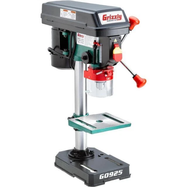 Grizzly G0925 Benchtop Drill Press - Black