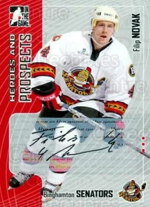 2005-06 ITG Heroes and Prospects Auto Update #AFN Filip Novak - Picture 1 of 1