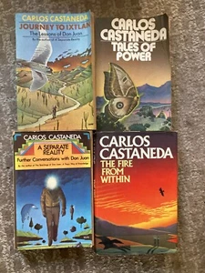 5 books by Carlos Castaneda A Separate Reality, The Fire From Within, more! - Picture 1 of 2