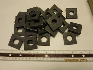 Abgeschrägte Vierkantscheibe 5/8" Glatt Eisen Menge 25 Neu - Bild 1 von 7