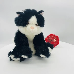 Hermann Teddy Original gato acostado negro - Imagen 1 de 5
