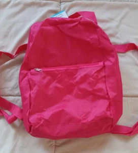 Jot Oxford Stoff Vordertasche rosa Rucksack, 13,5 x 12 Zoll - Bild 1 von 6
