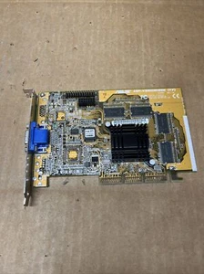 HP 5185-5340 ASUS AGP-V3800M/32M AGP Video Card 1-761-483-21 Fast Shipping - Picture 1 of 3