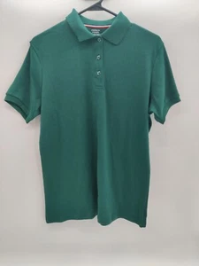 French Toast Womens' Short Sleeve Polo Uniform Shirt Green XL (16/18P) NWT - Picture 1 of 9