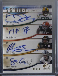 2009 SP Signature Edition Eight /50 Martin Rucker Scott Chandler Rookie Auto RC