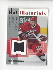 2005-06 Hot Prospects Hot Materials Andrew Ladd Rookie JERSEY Hurricanes