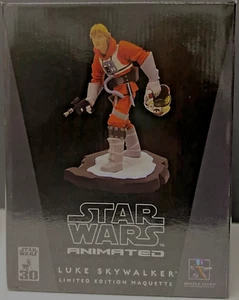 Gentle Giant Star Wars Animated Luke Skywalker Xwing Pilot Maquette 2007 Rare - Picture 1 of 2