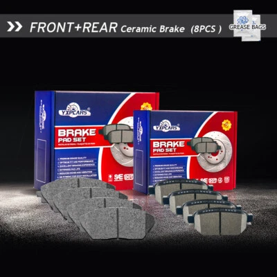 Front Rear Ceramic Disc Brake Pads For 2019 - 2022 Mazda CX-3 2018 Mazda 3 - Image 1 of 4