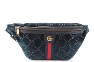 GUCCI HÜFTTASCHE BAUCHTASCHE UNISEX GG GUCCISSIMA SAMT 574968 gebraucht - Bild 1 von 4
