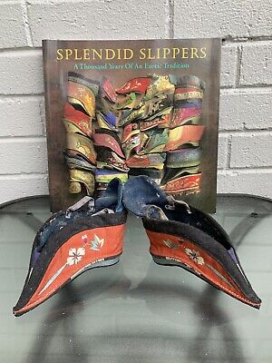 Estate Owned 19th Century Chinese Slippers Plus Book On Topic • 175$