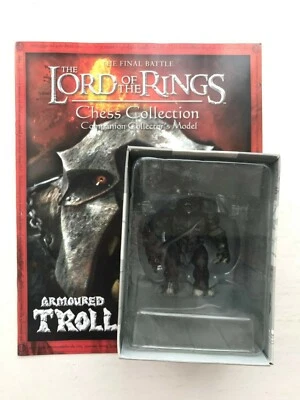 LORD OF THE RINGS CHESS COLLECTION SPECIAL ISSUE ARMOURED TROLL EAGLEMOSS FIGURE - Image 1 of 2