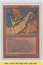 1995 Magic: The Gathering - Core Set: 4th Edition Shivan Dragon READ 03l1