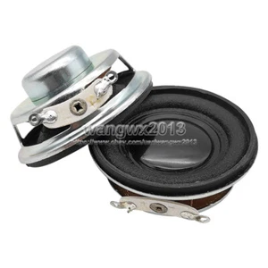 2pcs 1.5" inch 4ohm 4Ω 3W Full Range Audio Speaker Stereo Woofer Loudspeaker  - Picture 1 of 6