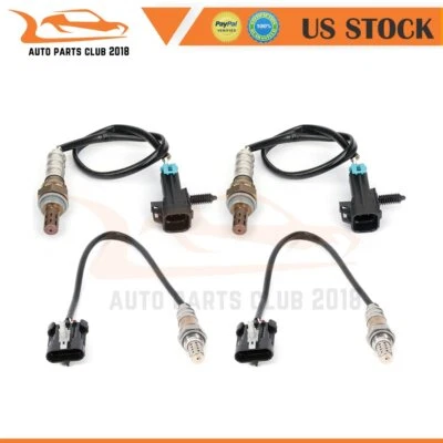 Sensor de oxigênio O2 02 pré-downstream para 1999-2002 GMC Sierra 1500 4.3L 4.8L 4pcs - Imagem 1 de 4