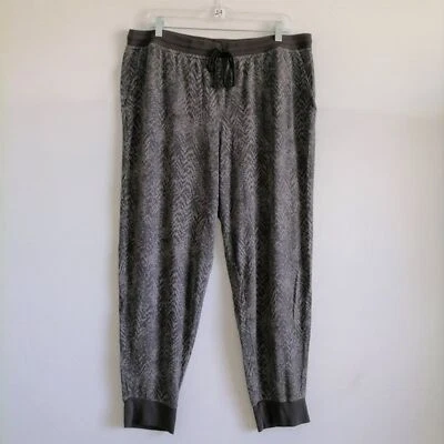 Alfani Intimates Women's Gray Abstract Print Pants Size XXL - Image 1 of 4