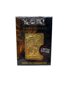YuGiOh Chapado en Oro 24 quilates Exodia the Forbidden One | Fanattik Edición Limitada - Imagen 1 de 4