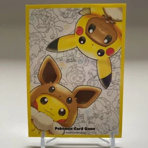 Pikachu Eevee 1X Pokemon Centro Juego de Cartas Juego de Cartas TCG Deck Escudo Manga Única Envío Gratis - Imagen 1 de 1