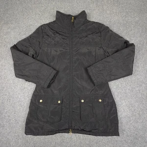 RM Williams Jacket Womens 12 black Windbreaker Long Sleeve zip Winter Size 12 - Picture 1 of 12