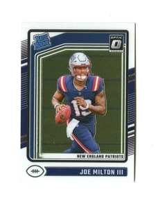 2024 Optic Football Joe Milton III RC! #255 New England Patriots - Picture 1 of 2