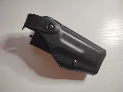 Safariland 6280-283 SLS Level 2 Black Leather Duty Holster RH EUC Glock 17 22 34 - Image 1 of 2
