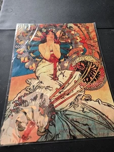 Mucha Monaco Monte Carlo- Portal Pub Art Nouveau Vintage Poster Lithograph 12x16 - Picture 1 of 4
