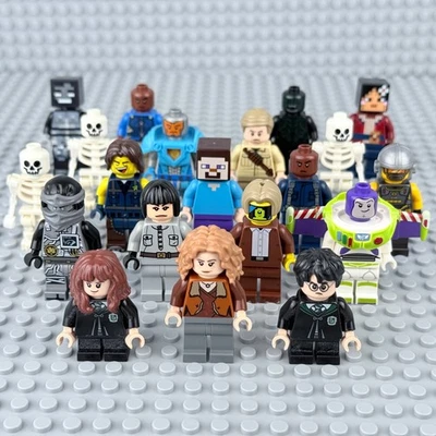 Lot of 20 LEGO Minifigures - Random Assorted, Harry Potter, Minecraft, Jurassic - Image 1 of 4