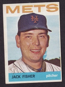 Carta Baseball 1964 Topps #422 New York Mets Jack Fisher - Foto 1 di 2