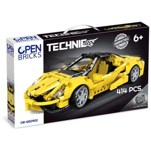 Open Bricks Sports Car Yellow - Bild 1 von 1