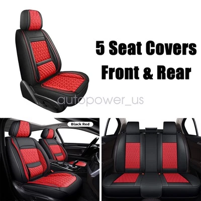 For Mazda 3 6 CX-3 Faux Leather Car 5 Seat Covers Full Surround Set Protector - Imagem 1 de 4