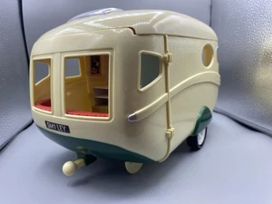 Calico Critters Wohnwagen Familiencamper Sylvanian Wohnmobil Fahrzeug Camping Camper nur - Bild 1 von 14
