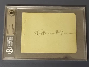 Katharine Hepburn Autograph Signed Album Page AUTO Beckett Cased Authentic - Picture 1 of 7