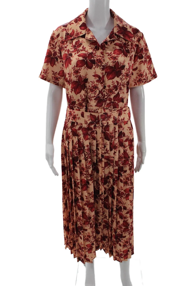 Tuckernuck Women Shirt Dress Beige Collared Button Short Sleeve Long Size XL - Image 1 of 4