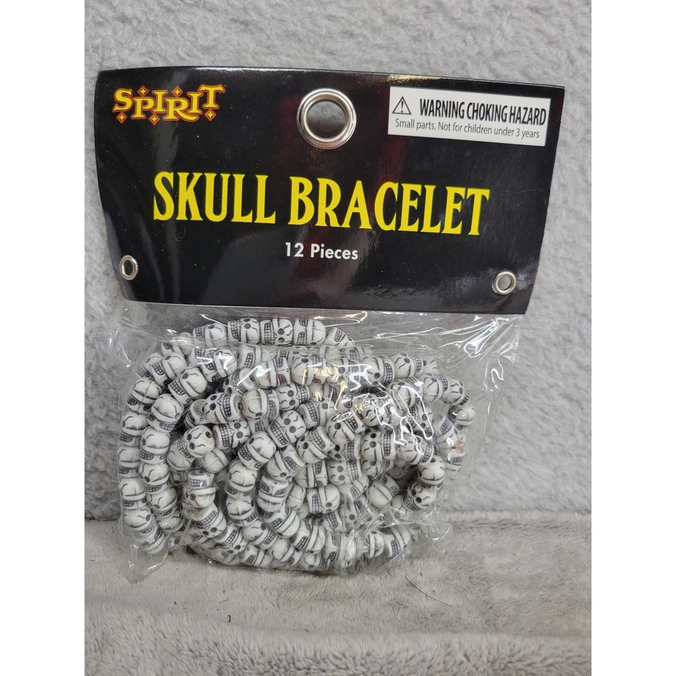 Pulsera Calavera Espíritu Halloween 12 Piezas Favores Fiesta Disfraz Accesorio Foto 1 de 2