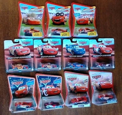 Lote (11) NUEVO Rayo McQueen Disney Pixar Coches Diecast, Todos McQueen SIN repeticiones Foto 1 de 4