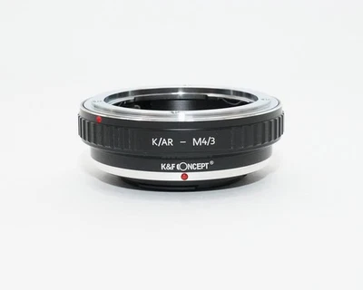 K&F CONCEPT Konica AR-m4/3 Micro Four Thirds Mount Adapter with Lens Cloth (AR-M - Image 1 of 4