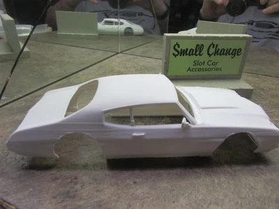 NEW 1/24 3D PRINTED '70 CHEVELLE HARD BODY RACE SLOT CAR / MODEL BODY. - Image 1 of 2
