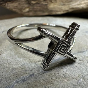 Saint Brigid's Cross Ring Keltenkreuz Irish Irland Geschenk Damenring 925 - Bild 1 von 11
