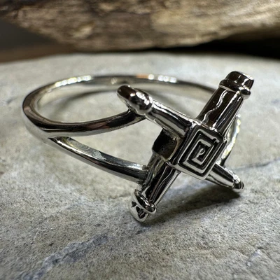 Saint Brigid's Cross Ring Celtic Cross Irish Ireland Gift Ladies Ring 925 - Image 1 of 4