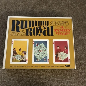 Juego de cartas de mesa Rummy Royal 1965 vintage Whitman completo muy buen estado 4804 - Imagen 1 de 15