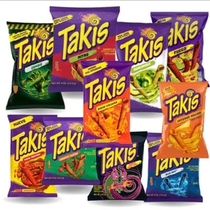 🔥10x Takis Chips🔥Buckin Ranch, Feugo, Sweet Chilli, Fajitas & Takis Blue Heat - Bild 1 von 1