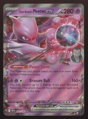 Pokemon SV10: Destined Rivals Team Rocket's Mewtwo ex #081/182 - Image 1 of 2