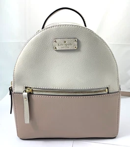 Kate Spade Sammi Grove Street Leather Backpack Carry Bag Rose Cement Rg $299 NEW - Picture 1 of 11