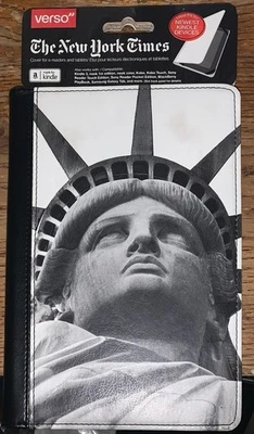 Kindle Fire Case Verso Liberty Face B/W NY Times Case ~Fits Newest Kindles ~ NEW - Image 1 of 4