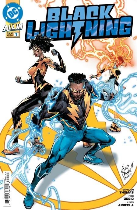 Black Lightning #1 Fico Ossio Cover (DC Comics January 2025)