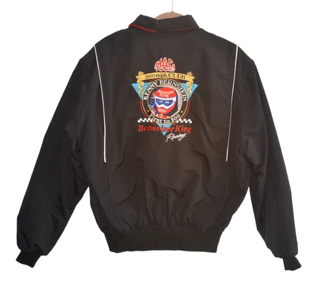Vtg Crown Mac Tools Racing Kenny Bernstein First to 300 MPH Club Large Jacket Cover