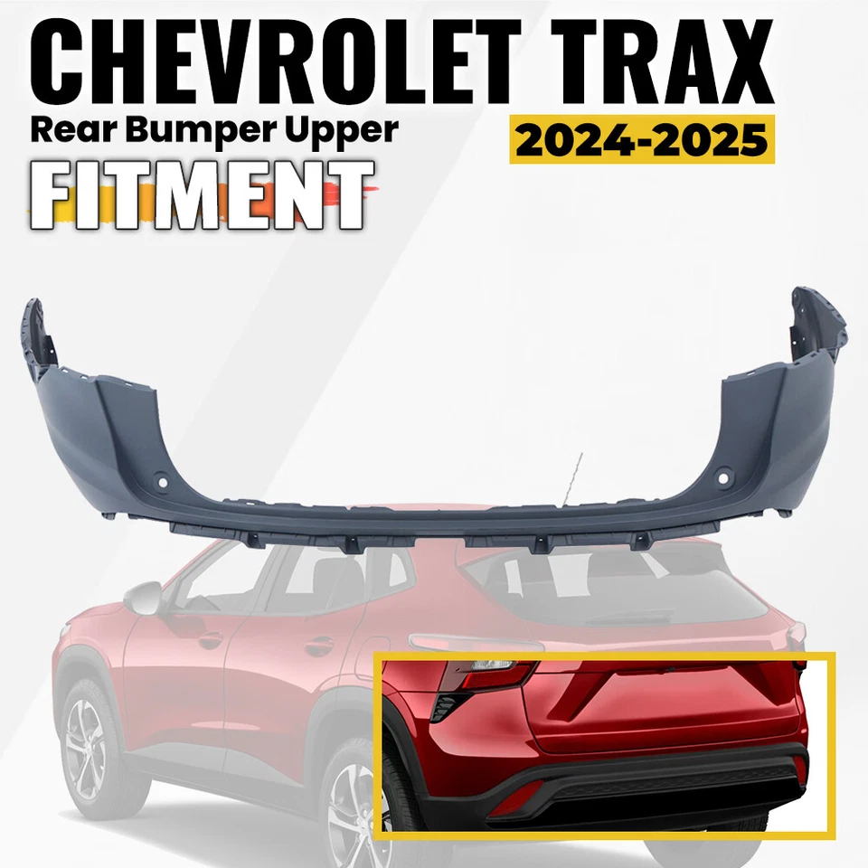 Rear Upper Bumper Cover Fit For 2024-2025 Chevrolet Trax 42875229 Primed Foto 1 de 4