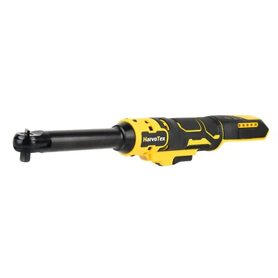 HARVOTEX 3/8" Cordless Ratchet Wrench Extended for Dewalt 20V Battery 65 Ft-lbs 250 RPM