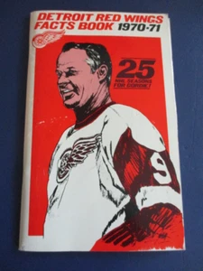 1970-71 Detroit Red Wings Facts Book - Media Guide Gordie Howe 25th Season - Picture 1 of 4