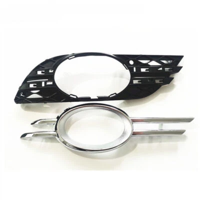 Left Fog Light Grill Chrome Trim Cover for Mercedes Benz E W211 E320 E350 E550 Foto 1 de 4